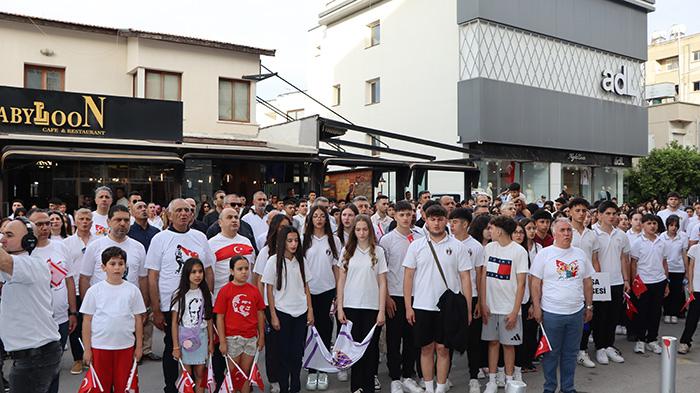 Lefkoşa’da 19 Mayıs Kortej Yürüyüşü Yapıldı