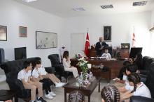 Bakanı Çavuşoğlu Makamını Şht. Yalçın İlkokulu Öğrencisi Hasan Basmaz’a Devretti