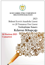 2023 BEAL ve 20 Temmuz Fen Lisesi Yerleştirme Sınavı Kılavuz Kitapçığı