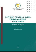 Lefkoşa Anadolu Güzel Sanatlar Lisesi Giriş Sınavı Kılavuz Kitapçığı